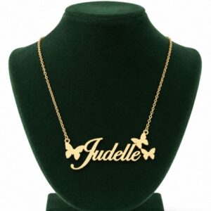 Judelle Font Name Necklace